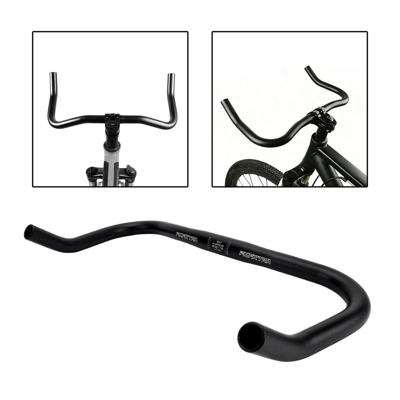 Bullhorn Bicycle Handlebar Component Easy to Install Ergonomic Sturdy Outdoor Riding Rest Bar Handlebar