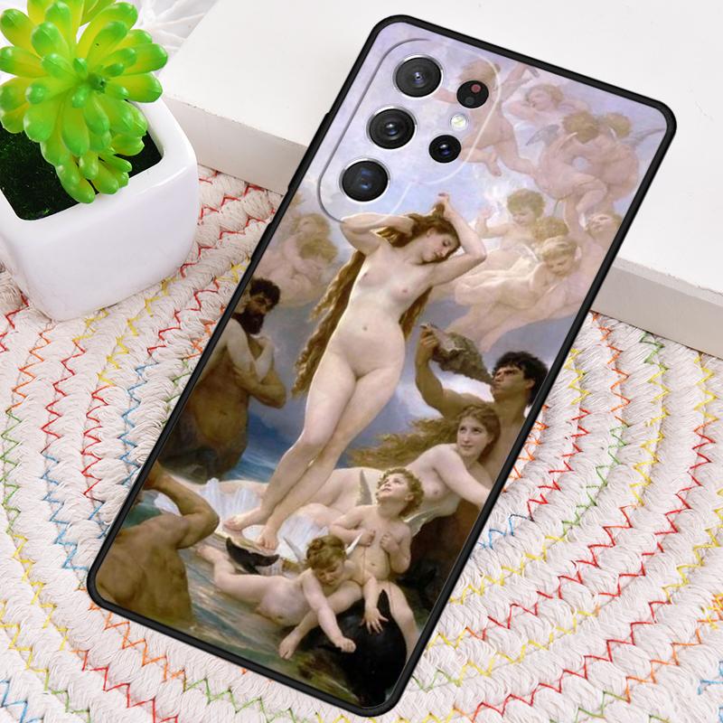 Birth of Venus Botticelli Classic Art Phone Case for Samsung Galaxy Note 10 Pro S26 Ultra S23 S24 FE S25 S21 S22 PLUS Cover