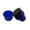 Car Tire Waxing Sponge Car Wax Applicator Pad With Lid Curved Shaped Easy Waxing Tire Sponge Tire Cleaning Tools Detailing Brush