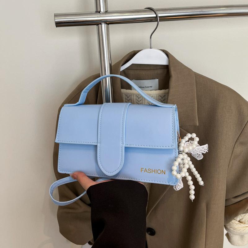 Premium Texture Temperament Beautiful Versatile Handbag Women's Solid Color Simple Shoulder Messenger Bag Casual Trend