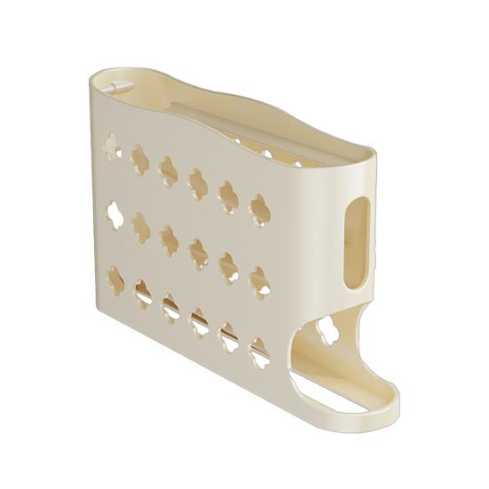 Suport pentru ouă pentru frigider Dispenser automat pentru ouă cu rostogolire Economisire de spațiu Organizator de ouă pe 4 niveluri Suține 30 de ouă pentru frigider Blat de bucătărie