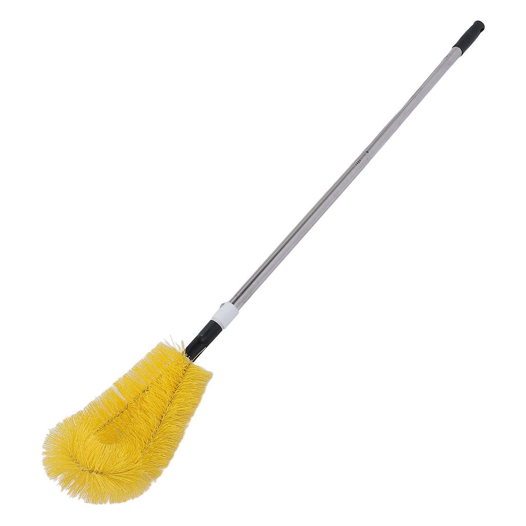 Gutter Cleaning Brush with Stainless Steel Long Rods Nylon Adjustable Gutter Cleaning Tool for Roof