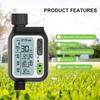 KKmoon Electronic Irrigation Regulator Automatic Irrigation Timer with Large LCD Screen Waterproof