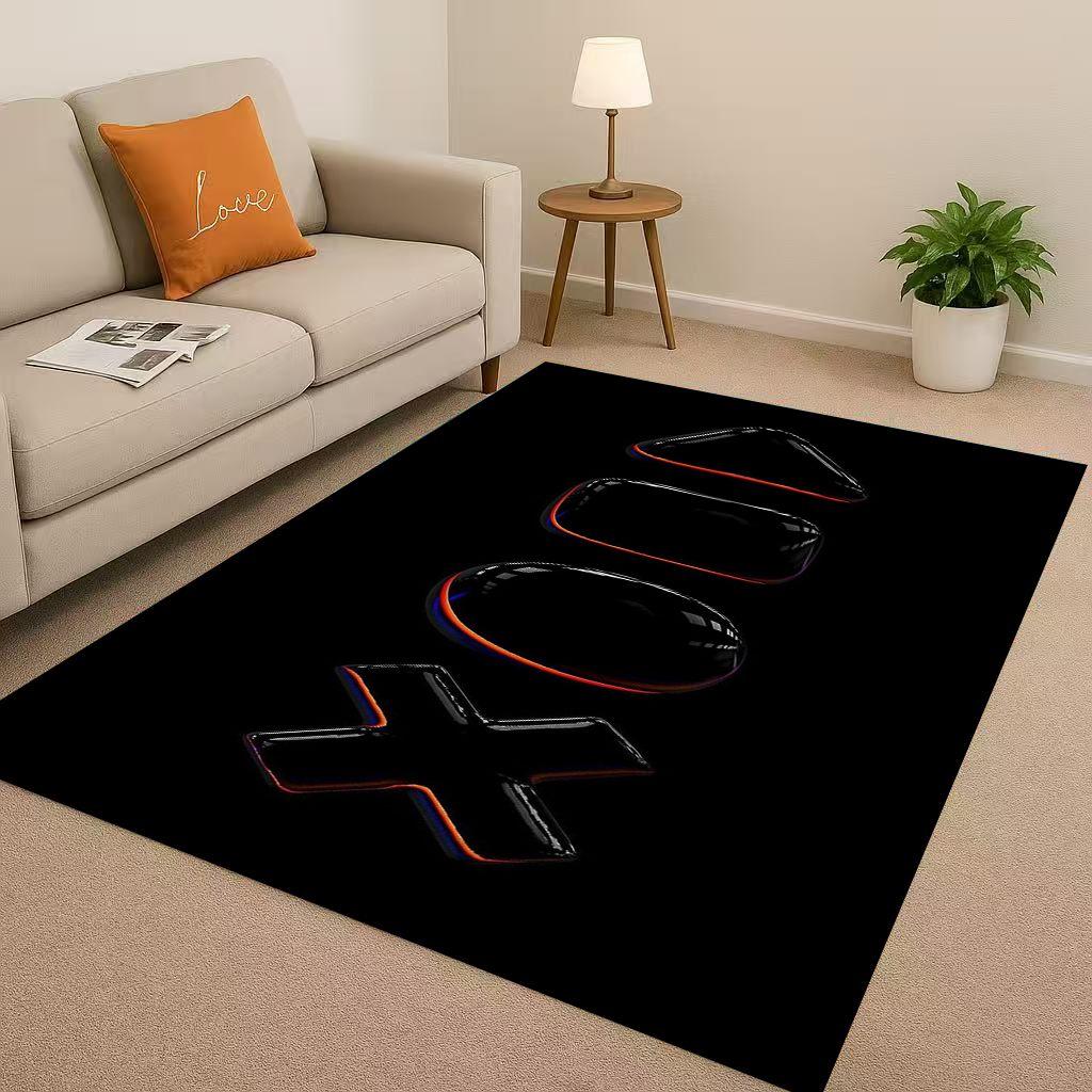 Retro Game Zone Sign Gamer Controller Living Room Non-Slip Area Rug Carpet for Bedroom Kids Playroom Sofa,Home Decor Doormat