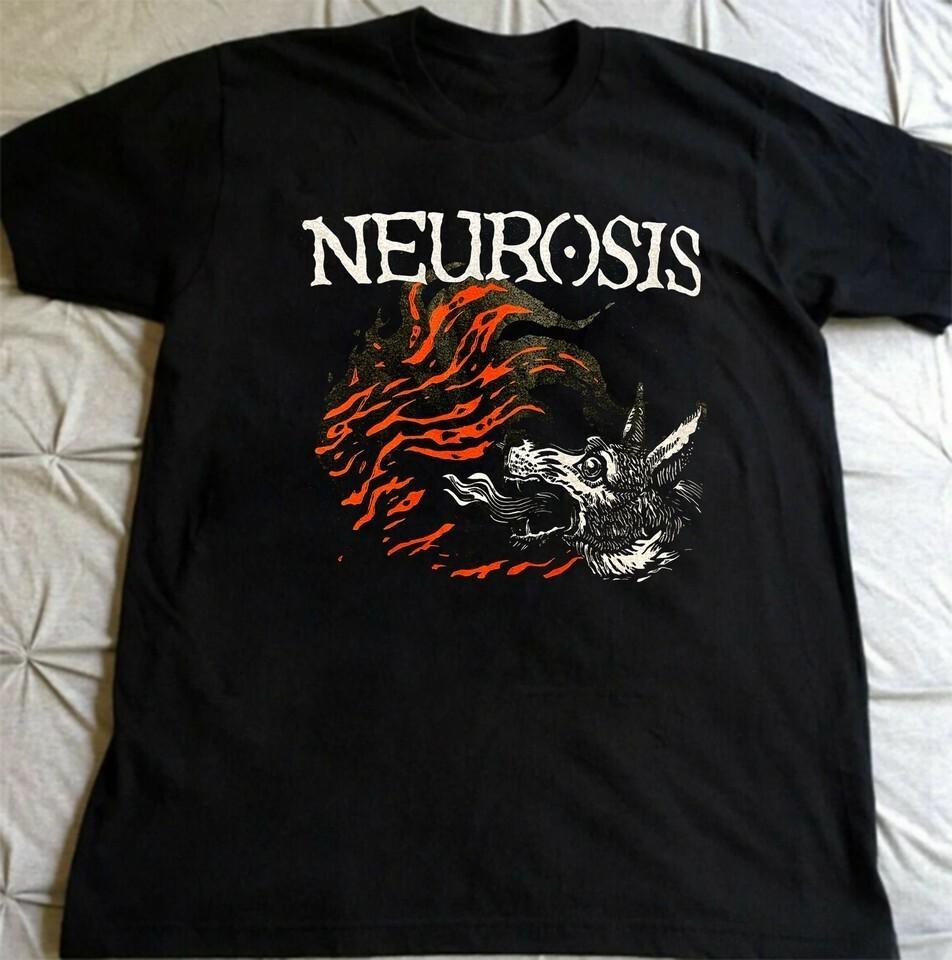 NEUROSIS Band Wolf Black T Shirt S5XL Short Sleeve MEN KN456 Unisex T-Shirt XXL