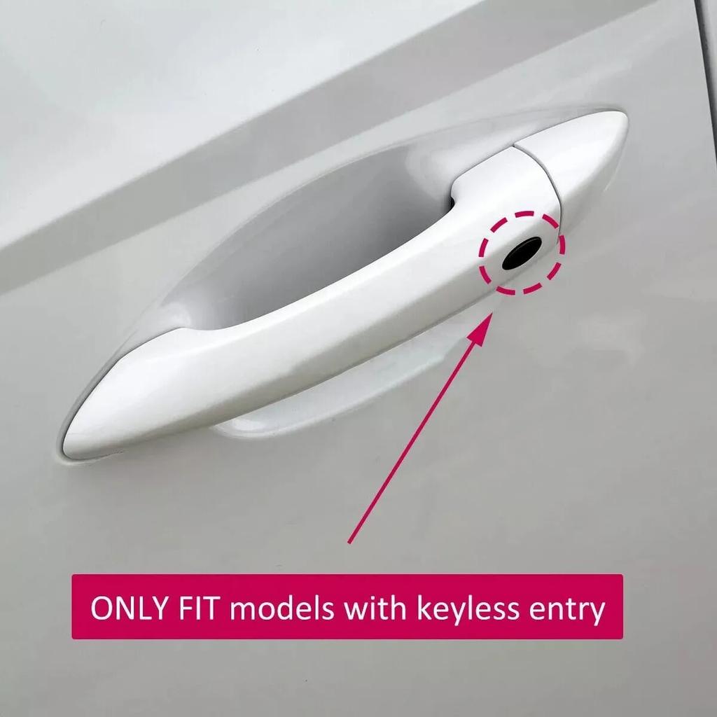 Pro Hyundai Tucson 2025 2025 LHD Auto Styl uhlíkových vláken Chromovaná Vnější lišta krytu kliky dveří Dekorace ABS Auto