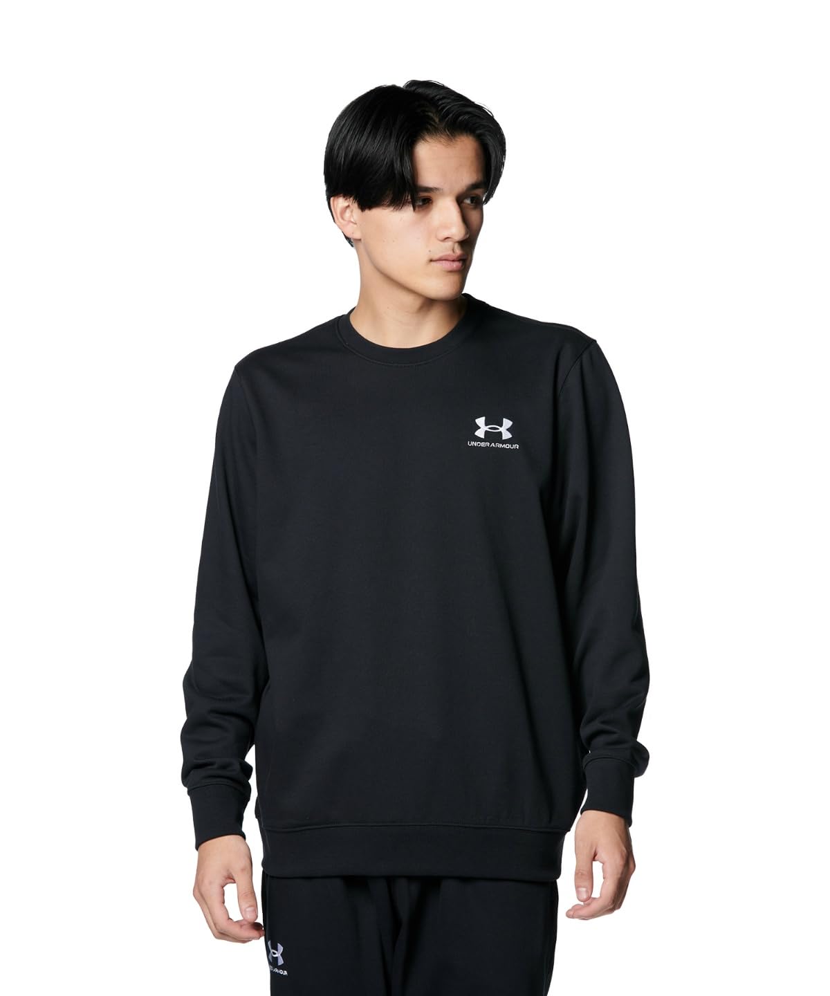

UA ESSENTIAL TERRY CREW Черный MD [Under Armour] // чёрный