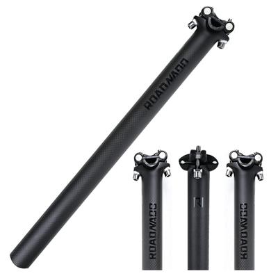 ROADNADO Carbon Seatpost Ultra Light Bicycle Seatpost Carbon Fiber Road Bike Seat Tube Mountain Bike Road Bicycle Saddle Post 3K Matte Lightweight