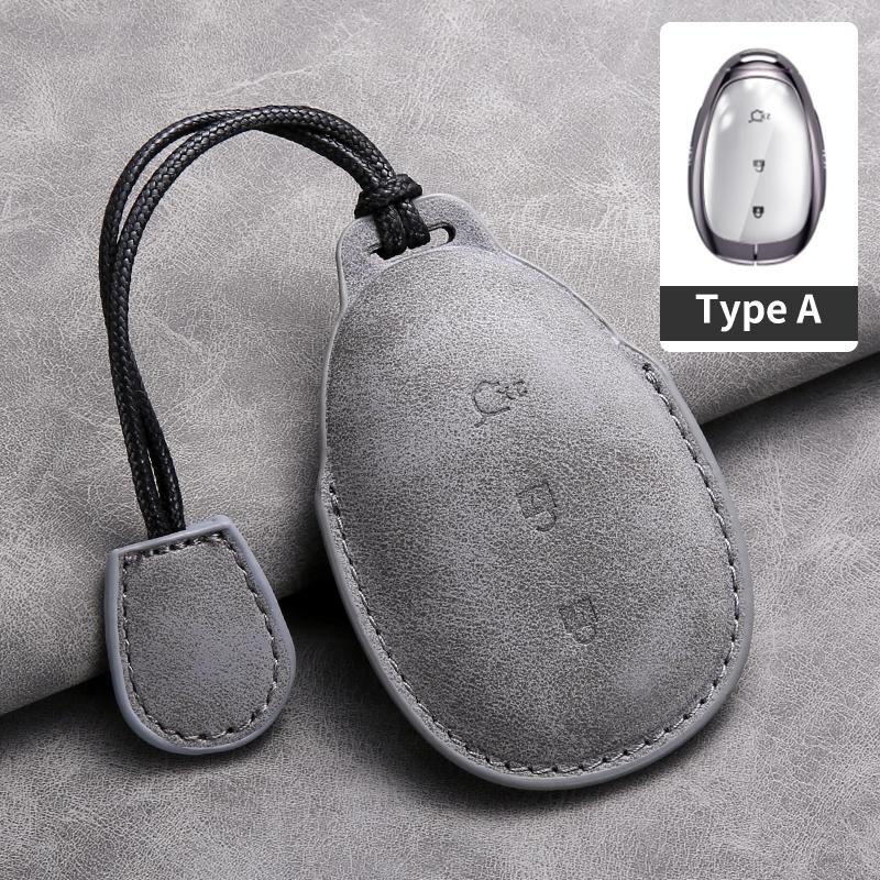 FOR QIYUAN TO GENESIS Car Smart Key Case Cover Key Pack Remote Protection Sleeve Buckle Rope Special Accessories Multi Styles