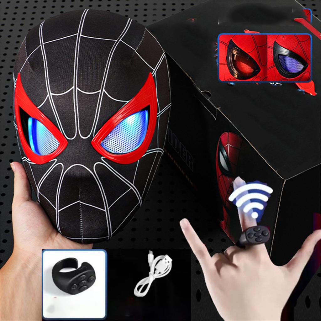 LED Cosplay Face with Remote Control and Red Blue Glowing Eyes