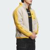 Adidas X National Geographic Colorblock Fleece-Lined Thick Outdoor Sports Jacket Men Jackets Off-White IL8985