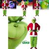 The Grinch Themed Christmas Cosplay Suit With Polyester Material For Stage Performances