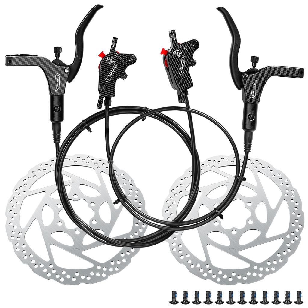 Freni A Disco Meccanici Chooee Per Mountain Bike - Set Completo Anteriore/Posteriore - Foto 11