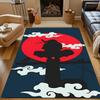 Samurai Silhouette at Sunset Patterned carpet, non slip mat suitable for living room and bedroom sofas