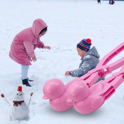 Snowball Making Clip Labor-saving Entertainment Smooth Fun Winter Mold Maker for Outdoor