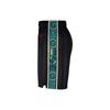 Nike Pantaloncini elasticizzati a gamba dritta con logo ricamato da uomo, neri, CN1977-010