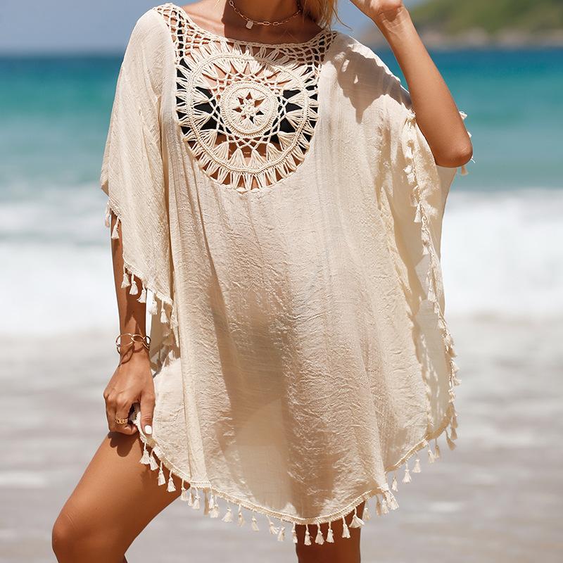 Sunflower Bikini Cover Up Sexy Swimsuit Beach Dress Women Summer Bathing Suit Beachwear Shirt