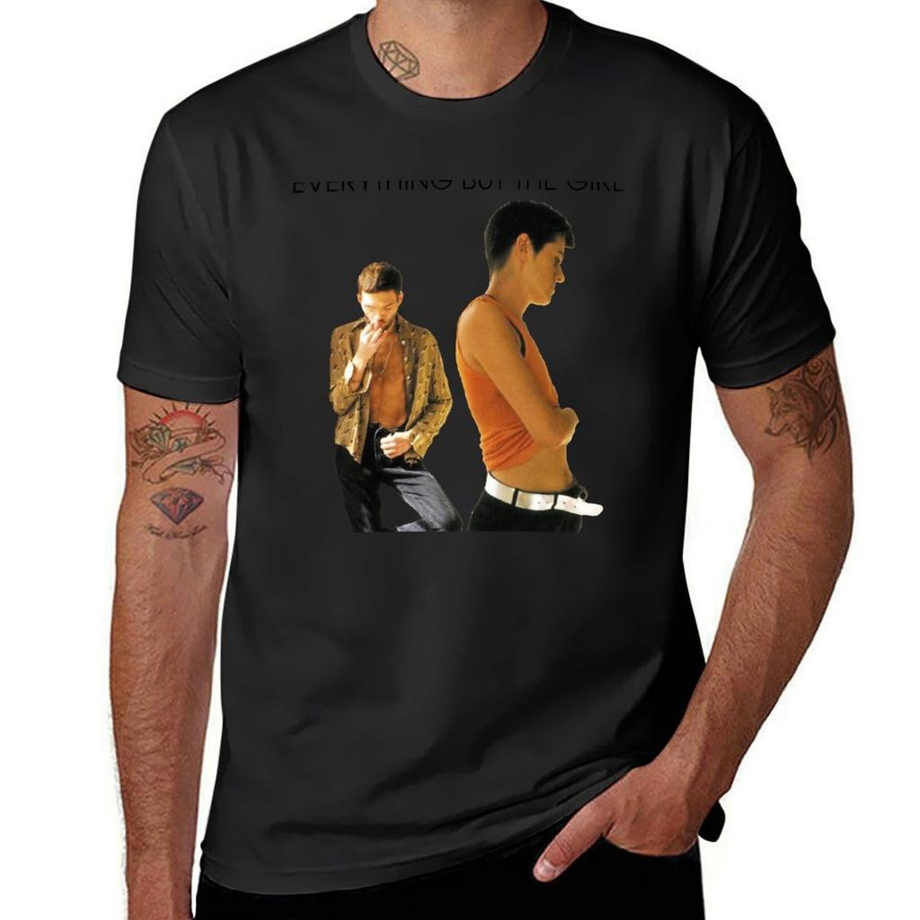 T-shirt Everything But The Girl pesanti vestiti estivi ragazzi stampa animale oversize magliette da allenamento per uomo