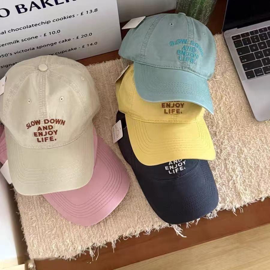 Summer Womens Embroidered Baseball Cap With Uv Protection And Adjustable Fit For Outdoor Activities