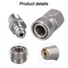 Quick Disconnect Air Connector Set 8mm 1/8 NPT Thread for Easy Maintenance