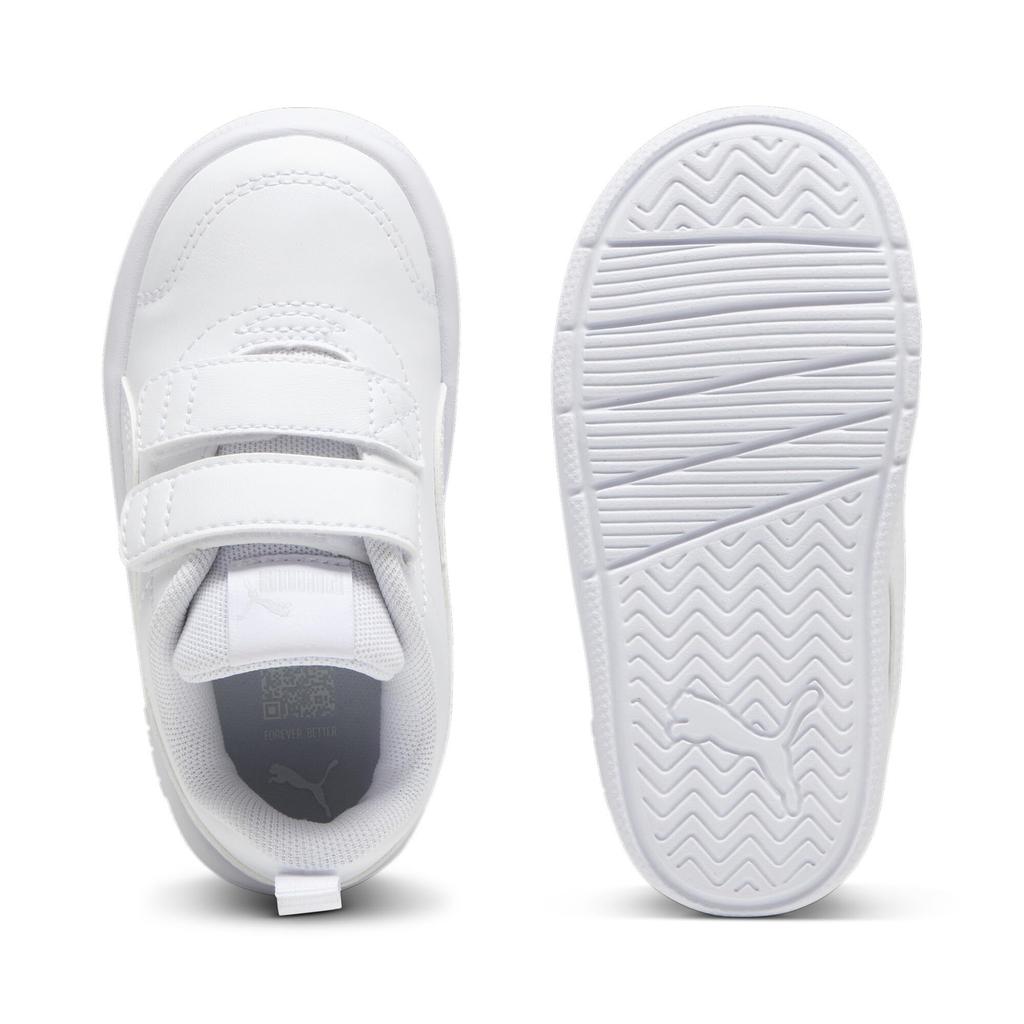 Puma Courtflex V3 V Mesh Kleinkind 2024 Mist Größe cm Kinder-Sneakers, Herbst/Winterfarben Weiß, Weiß/Silber, (02), 16.0