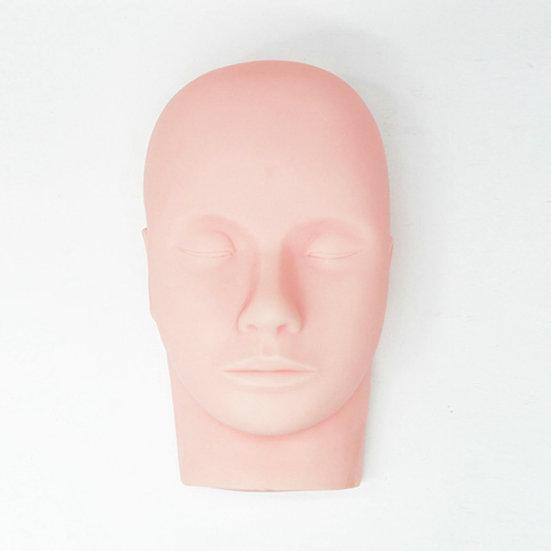 Practice Mannequin Head Easy Attachment Smooth Soft Professional Lash Mannequin Head for Makeup Training