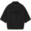 Essentials SS24 3/4 Sleeve Polo Shirt Black Men 192SU244400F