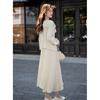 Mokana Women's Elegant Long-Sleeve Top & Skirt Set