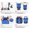 Available Large Capacity Portable Insulated Cooler Bag with Pull Rod for Fresh-Keeping and Outdoor Activities