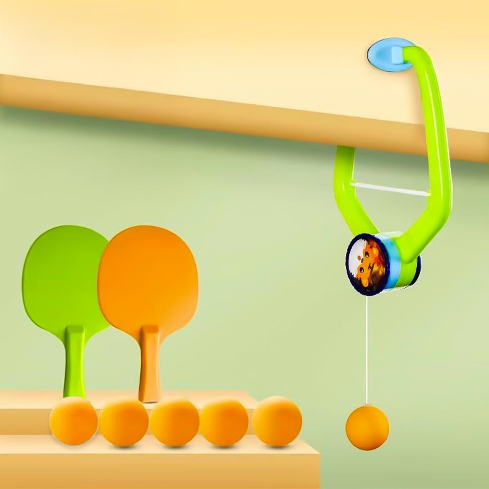 

1 комплект детских подвесных настольных теннисных тренажеров для тренировки координации рук и глаз, интерактивные игрушки для родителей и детей в помещении Trainer