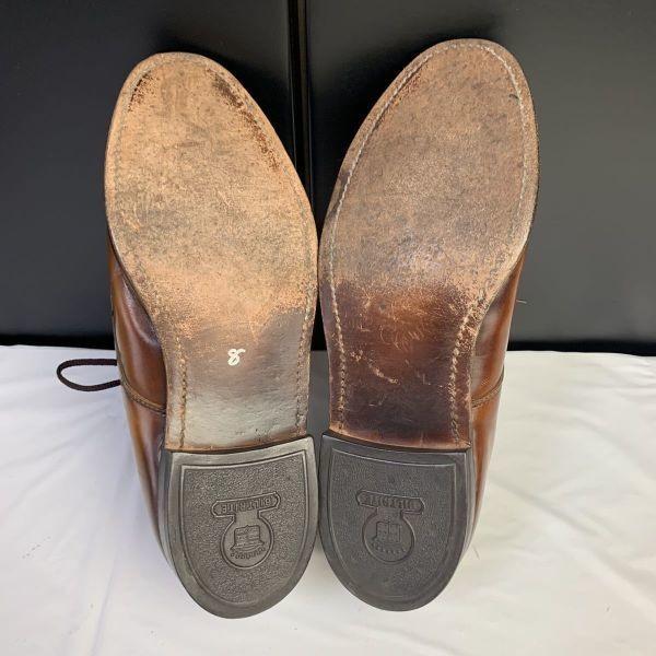 80s-90s? Vintage/STUART HOLMES/Business Shoes U-Tip/27.0cm/Brown/(USED)