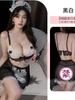 Sexy Lace Mesh V Neck Tank Mini Dress Cute Maid Hot Uniform Tempting Maid Dress Elegant 2025 New Hot Sexy Korean Tops VWO8