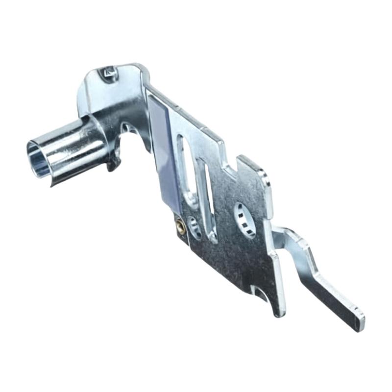 Refrigerator Door Hinge Bracket Replacement AEH74216502, Silver-Tone Metal Upper Hinge Repair Part for Door Service and Maintenance, 1 Pack