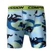 Men's Quick-Dry Camouflage Training Shorts: Moisture-Wicking, Tight-Fit Fitness Base Layer for Running
