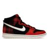 Dunk High SE Tartan Plaid Men Sneakers Black University-Red Stadium-Green DV0826-001