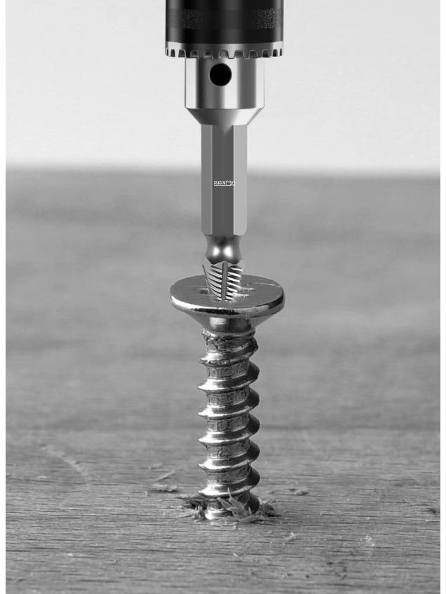 Broken Wire & Screw Extractor - Reverse Thread Stripped Head Remover & Rust Disassembly Tool