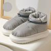 Woman Boots Thick Bottom Waterproof Warm Plush Female Cotton Shoes  Winter fur Leisure Chunky Round Toe Women Snow Boot