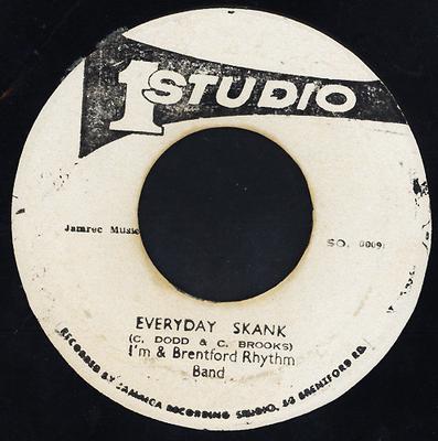 7-Zoll-Schallplatte CEDRIC IM BROOKS BRENTFORD ROCK Everyday Skank SO00091 Studio One Jamaika Reggae Ska Dub Gebraucht