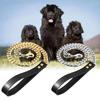 Pet Collar Training Metal Dog Chain Collar Leash  Traction Rope Stainless Belt
