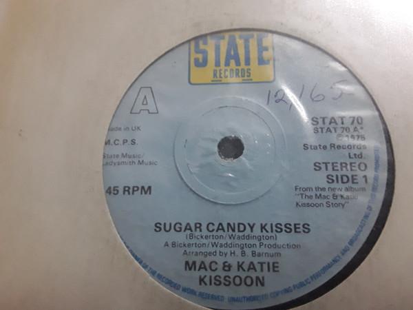 

7inch Record MAC KATIE KISSOON Sugar Candy Kisses STAT70 State Records 1975 UK SoulFunk Used