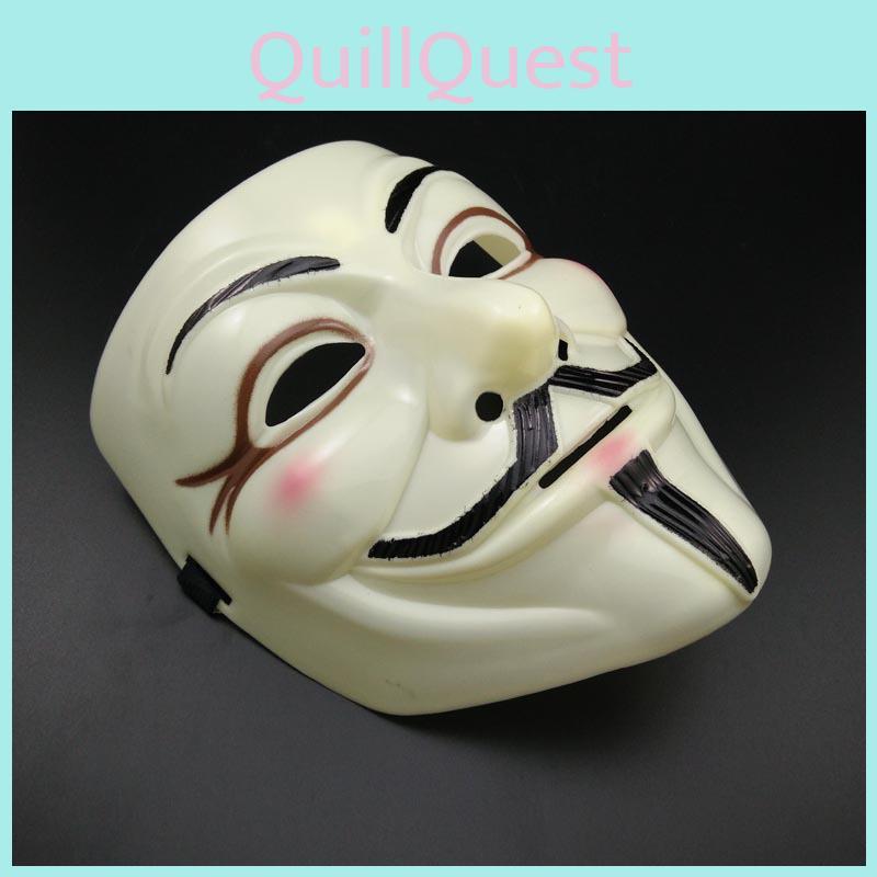 V For Fashion Vendetta Guy Fawkes Mask Anonymous Halloween Cosplay Costumes