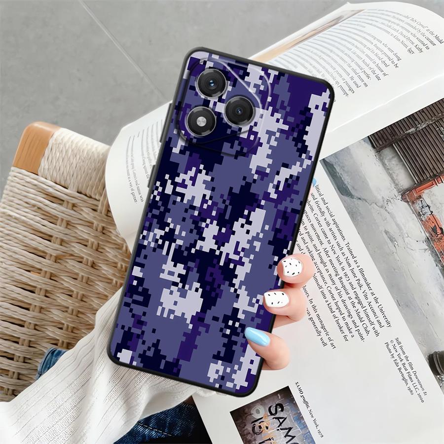 

Case for Honor X9a X9 70 X7 X9c X7a 8X X8 90 Lite Soft Back Phone Cover Camouflage Pattern Honor 70