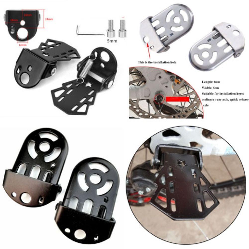 1pair Non-slip MTB Bike Pedals Durable Mounted On Bike Back Wheel Pedals Bike Accessories