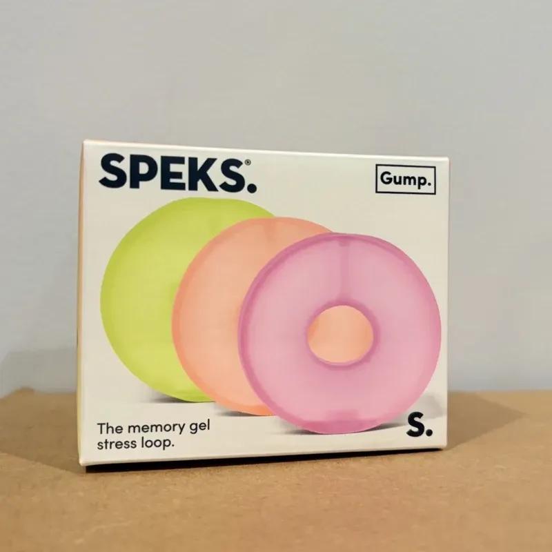 New Speks Gump Loop Pressure Ball Soft Stress Relieving Sensory Fidget Stress Ring Gel Squishy Toy for Boy Adults