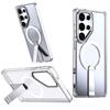 Case for Samsung S26 S25 S24 S23 S22 Ultra Magnetic Protective Cover for Stand Shock Proof Anti-Fingerprint Tough Case Plain