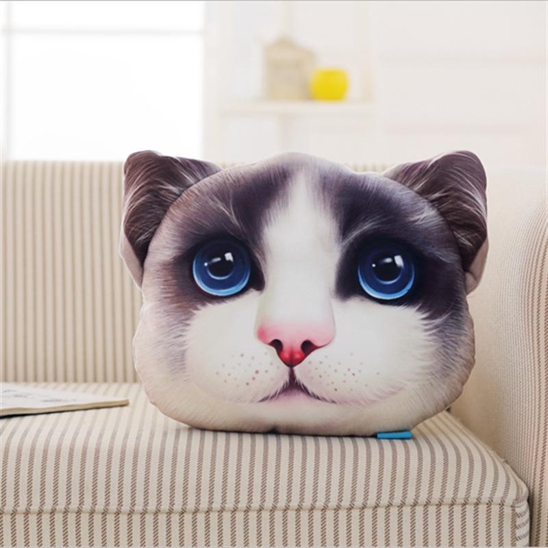 

Прямые продажи Симпатичная имитация Съемная и моющаяся 3D подушка с изображением животных Детская подушка для обеденного перерыва Кондиционер Одеяло Женский подарок Pillow 40 * 40cm