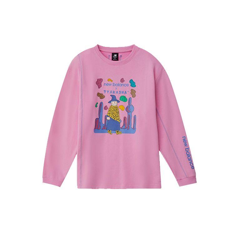 

Вязаный свитер унисекс New Balance x Tyakasha Collaborative с круглым вырезом, розовый AMT04390-NJR