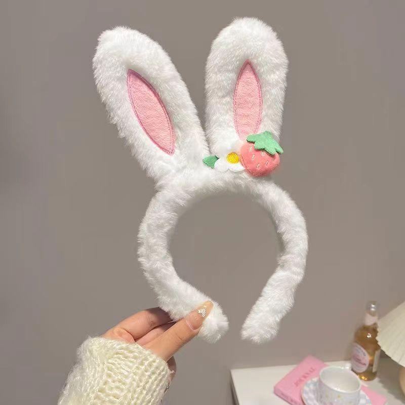 Lolita Cosplay Easter Headband Cute Cartoon Rabbit Ears Hairband for Festival Party Decorations Accessories