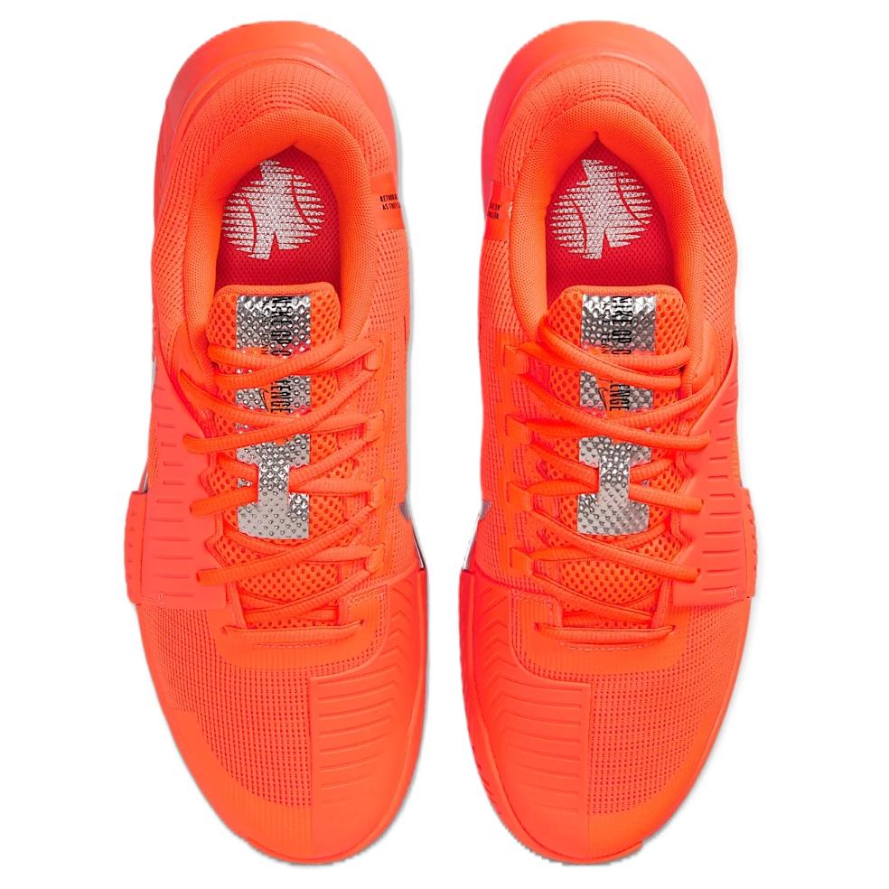 Nike GP Challenge 1 Premium Comfortable Versatile Low-Top Tennis Shoes Men Sneakers Orange Silver HQ2628-801