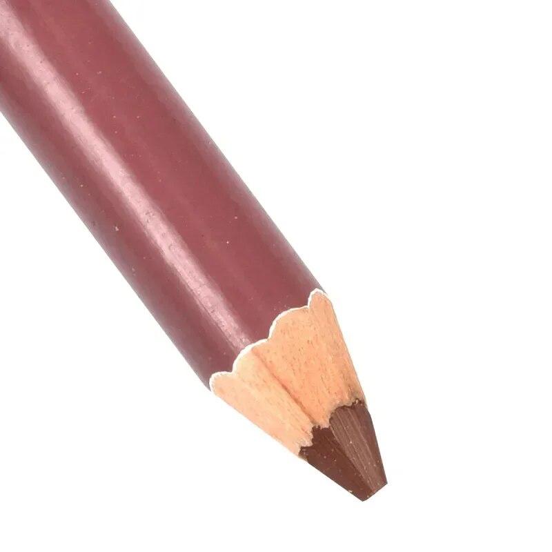 Matita labbra in legno 28color impermeabile Lady Charming Lip Liner Makeup Strumento cosmetico a lunga durata per donna Matita morbida